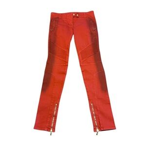 Balmain Women’s Red Jeans size 36